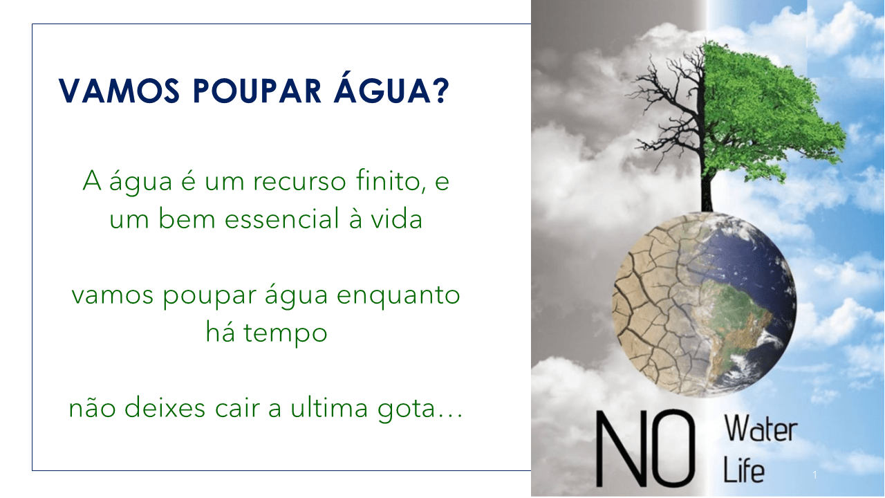 Vamos poupar água?