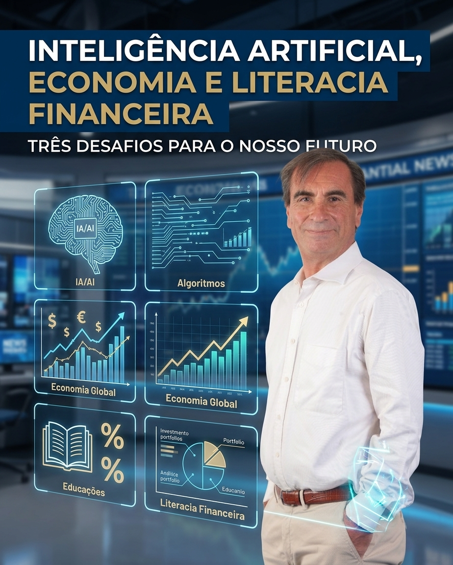 Inteligência Artificial, Economia e Literacia Financeira: três desafios para o nosso futuro